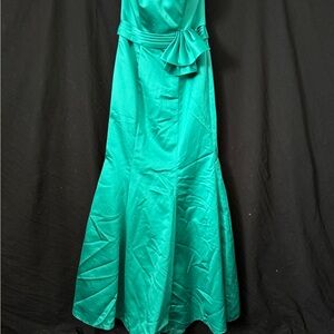 Allure Bridals Teal Maxi Dress